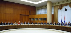 9 September 2013 The National Assembly Speaker and representatives of the parliamentary groups meet with ambassadors accredited at the OSCE Headquarters